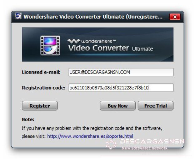 Wondershare fillmore 7.1.0 serial key and email address